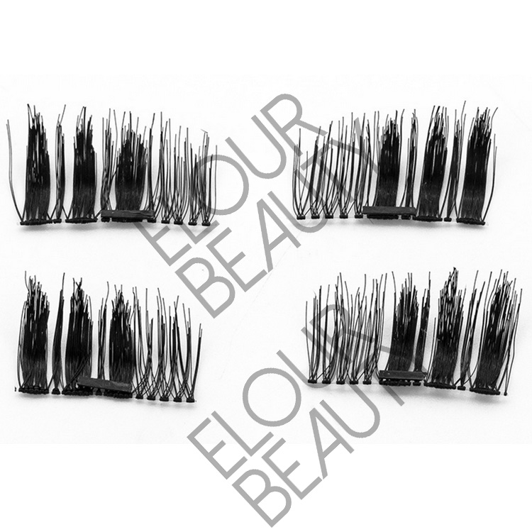 Newest invisiband magnetic false eyelashes China manufacturer EA08